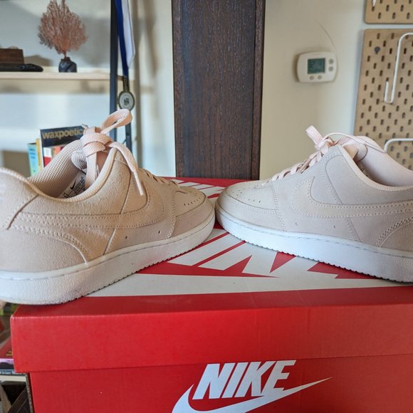 Nike Ebernon Low Pink Suede Monochrom - Picture 2 of 10